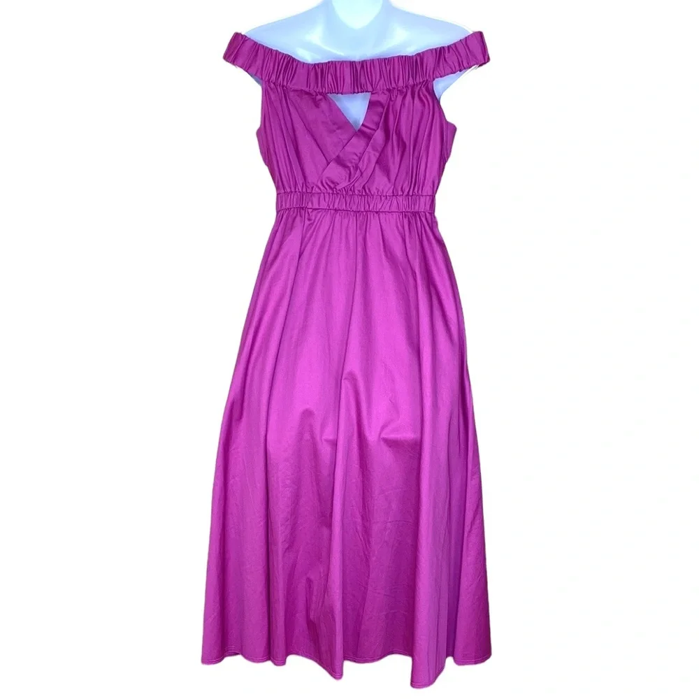 Anthropologie Maeve Mona Off Shoulder Dress - Picture 3 of 6